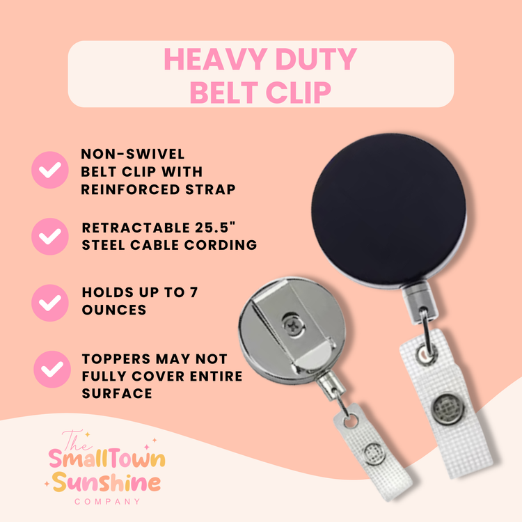 Permanent Badge Reel Base Options