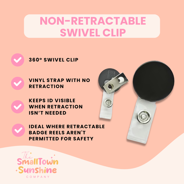 Permanent Badge Reel Base Options