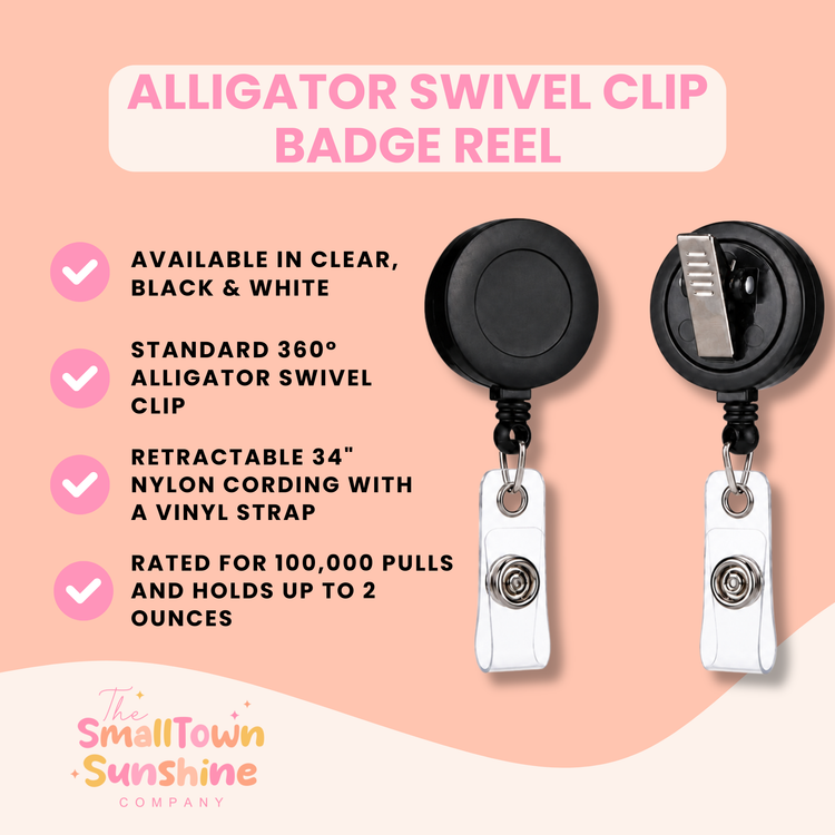 Permanent Badge Reel Base Options