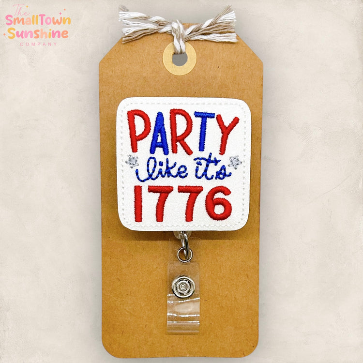 Party Like Itβs 1776 Badge Topper