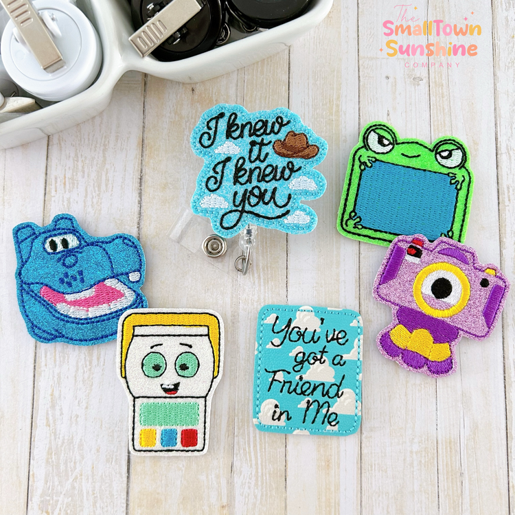 New Toy Friends Badge Toppers