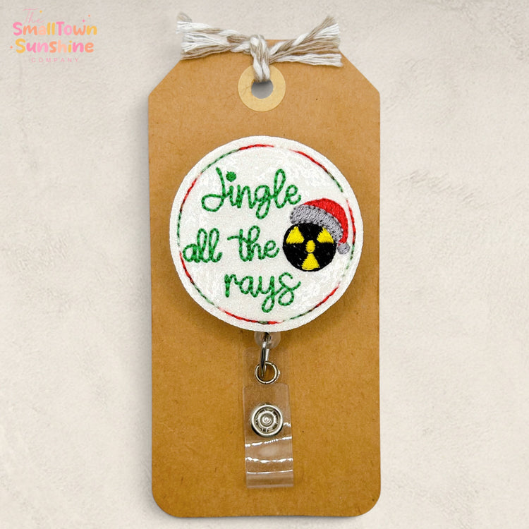 Jingle All the Rays Badge Topper