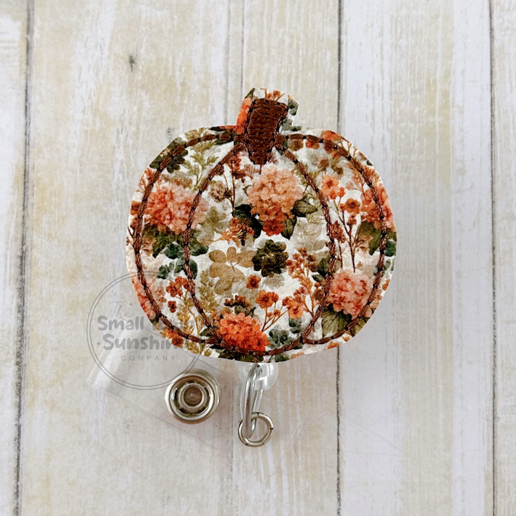 Autumn Pumpkin Badge Toppers