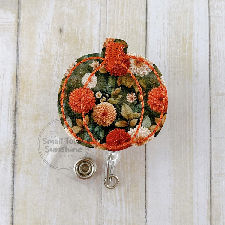 Autumn Pumpkin Badge Toppers