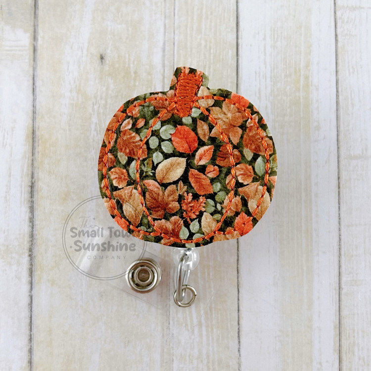 Autumn Pumpkin Badge Toppers