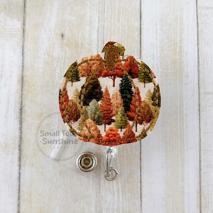 Autumn Pumpkin Badge Toppers