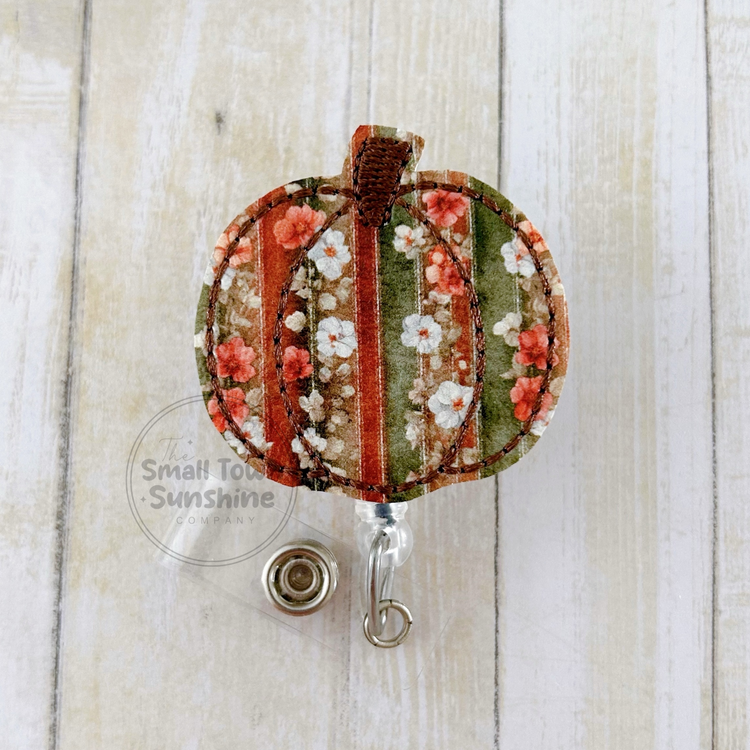 Autumn Pumpkin Badge Toppers