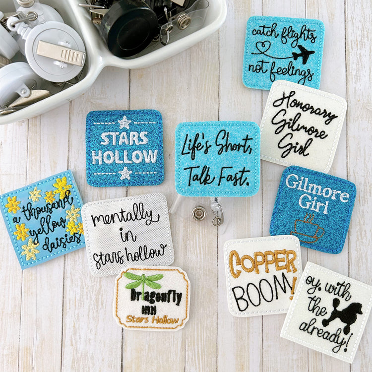 Gilmore Girls Badge Toppers