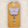 Purple Butterfly Badge Topper