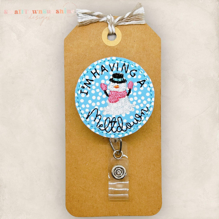Iβm Having a Meltdown Badge Topper