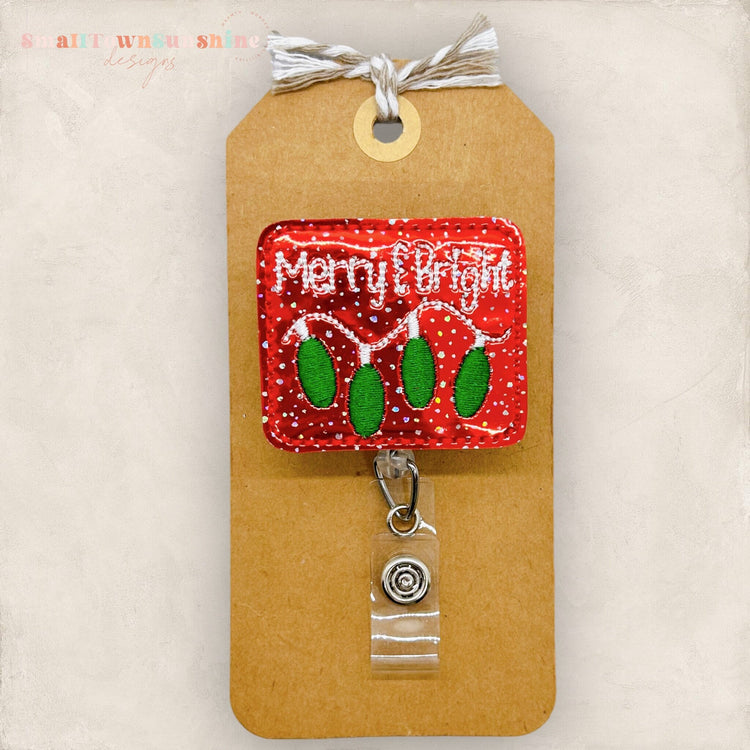 Merry and Bright Badge Topper