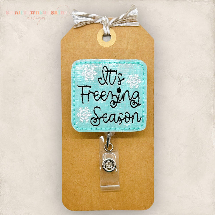 Itβs Freezing Season Badge Topper
