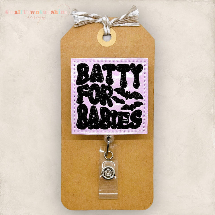Batty for Babies Badge Topper