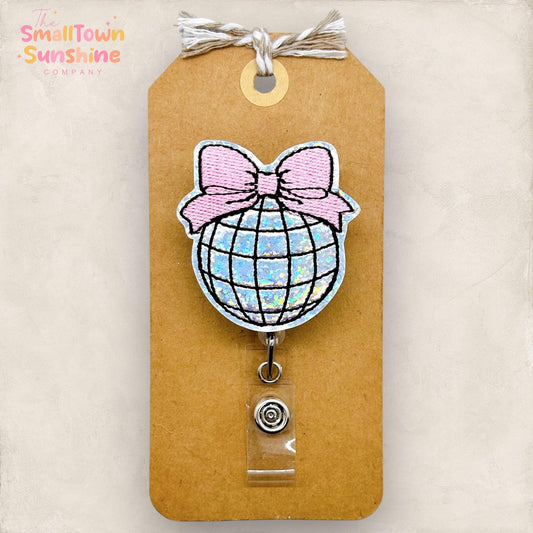 Disco Ball Badge Topper