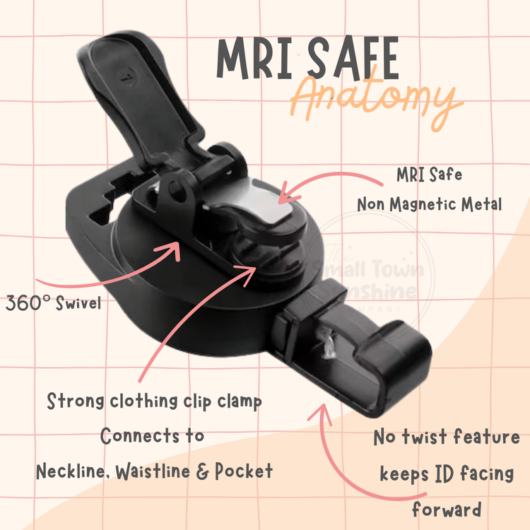 Interchangeable Badge Reel Base Options