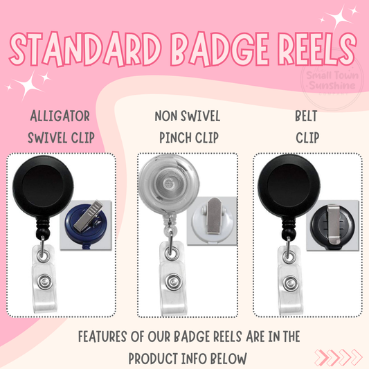 Permanent Badge Reel Base Options