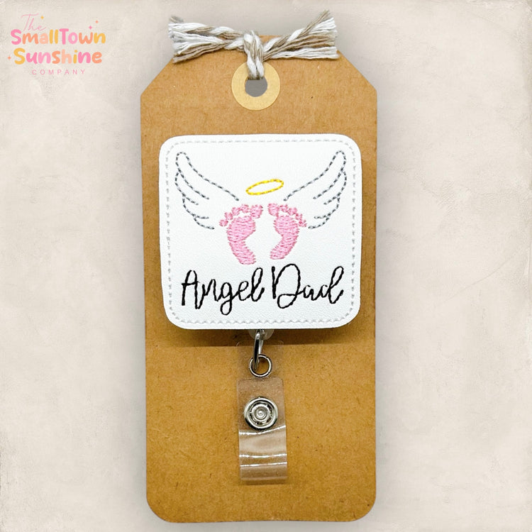 Angel Dad Badge Topper
