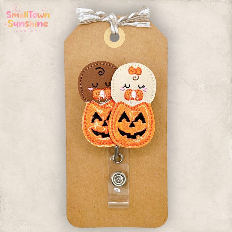 Jack o’ Lantern Babies Badge Topper
