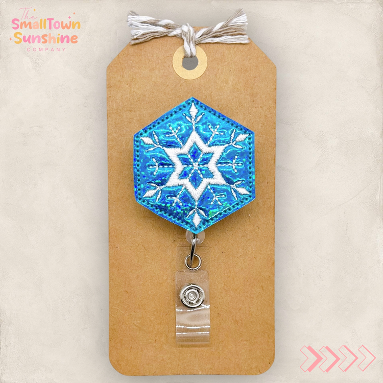 Snowflake Badge Topper