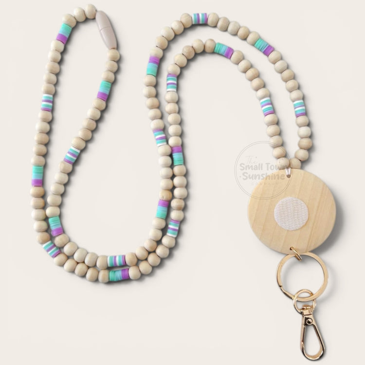 Beaded Lanyard for Removable Badge Toppers | SWEET DREAMS
