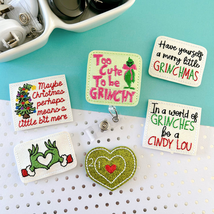 Mean Green One Badge Toppers