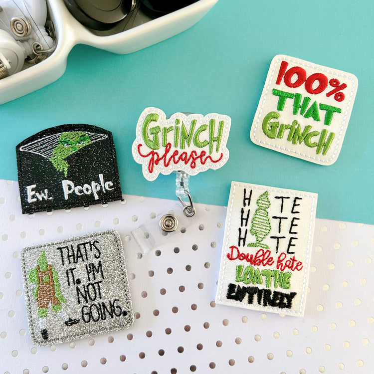 Mean Green One Badge Toppers