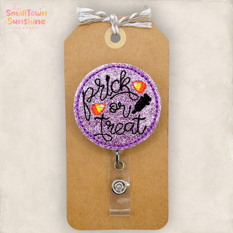 Prick or Treat Badge Topper