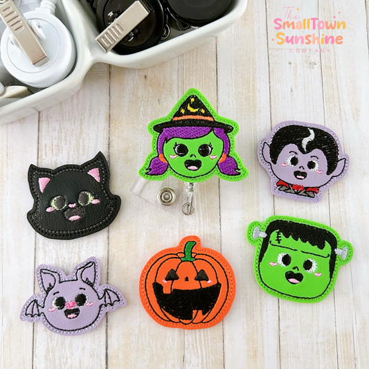 Little Halloween Friends Badge Toppers
