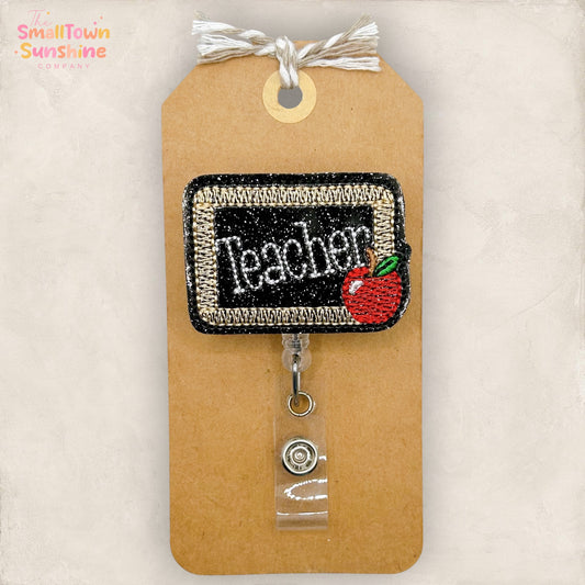 Teacher Chalkboard Badge Topper