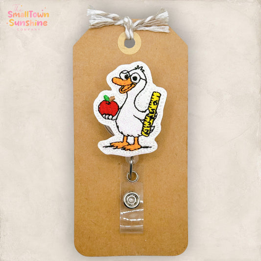 Back to School Silly Goose Badge Topper