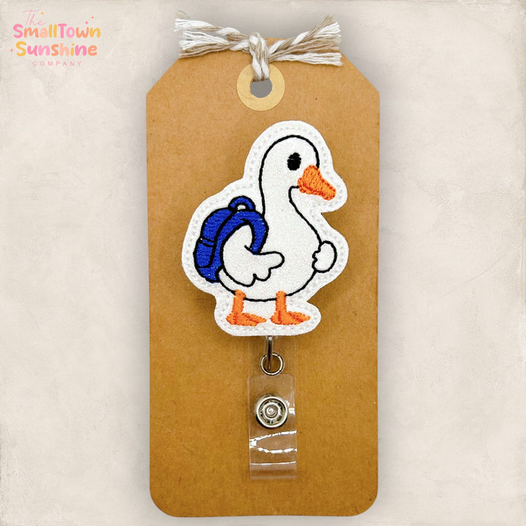 Back to School Goose Badge Toppers