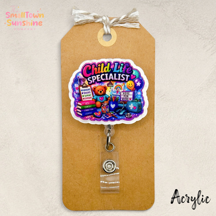 Child Life Specialist Badge Topper