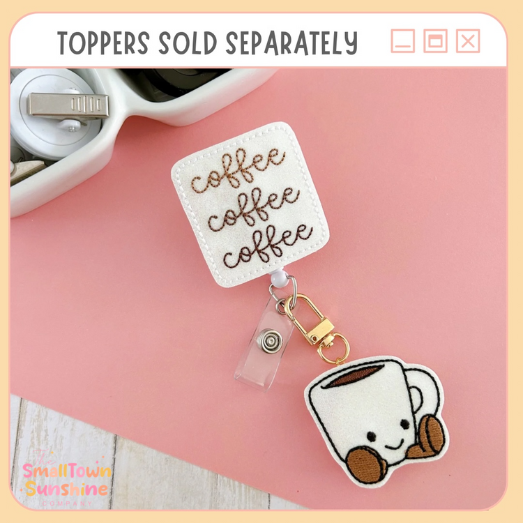 Badge Charm for Interchangeable Toppers