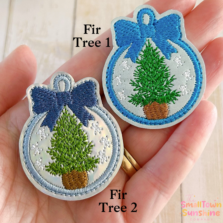 Christmas Ornament Badge Toppers