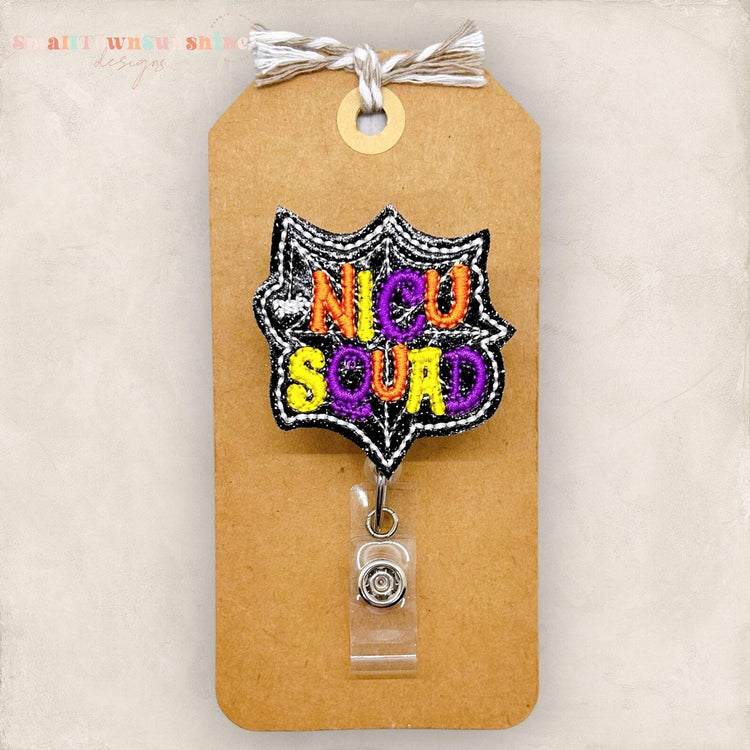 Halloween NICU Squad Badge Topper