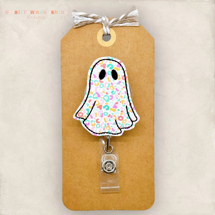 Cheetah Ghost Badge Topper