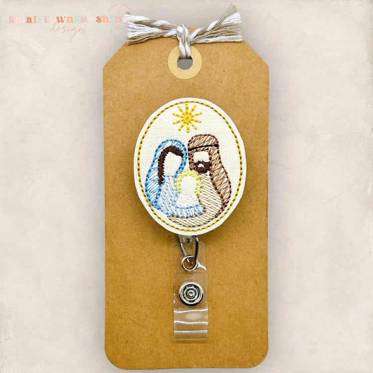 Nativity Portrait Badge Topper