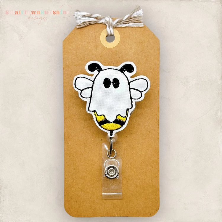Ghost Bee Badge Topper