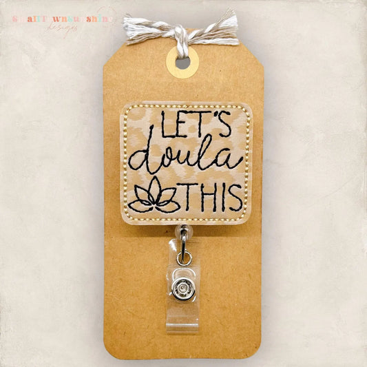 Let’s Doula This Badge Topper