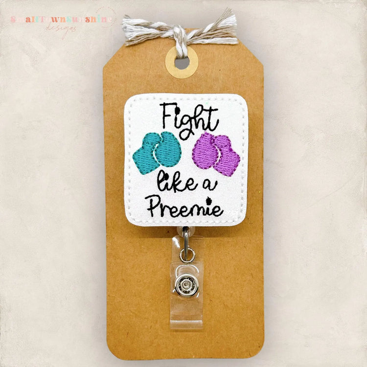 Fight Like a Preemie Badge Topper
