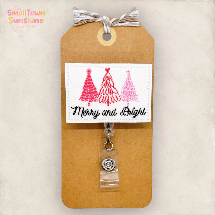 Merry and Bright Badge Topper