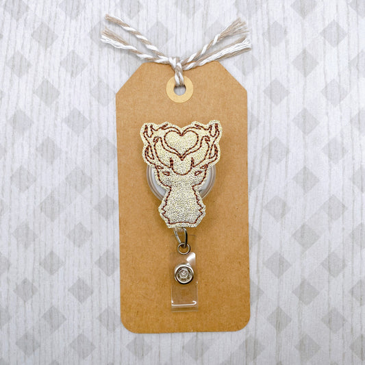 Deer Antlers Badge Topper