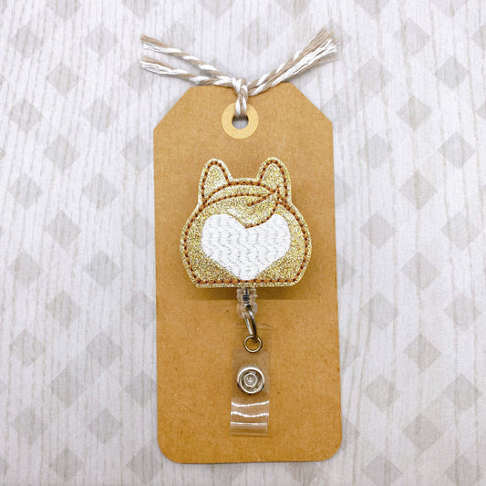 Chubby Corgi Badge Topper