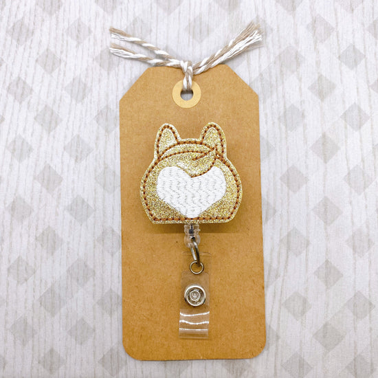 Chubby Corgi Badge Topper
