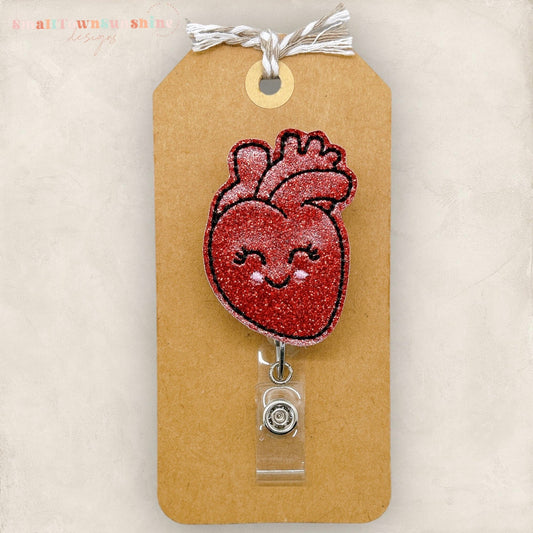 Happy Heart Badge Topper