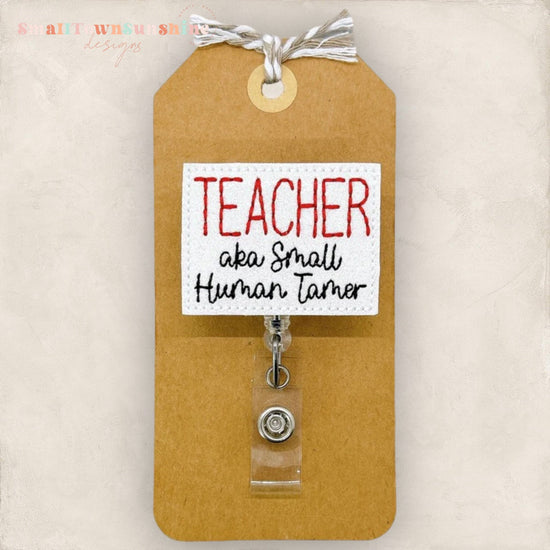 Small Human Tamer Badge Topper