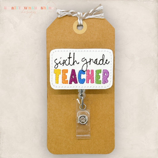 6th Grade Badge Topper