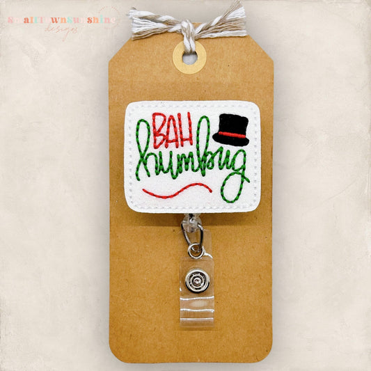 Bah Humbug Badge Topper