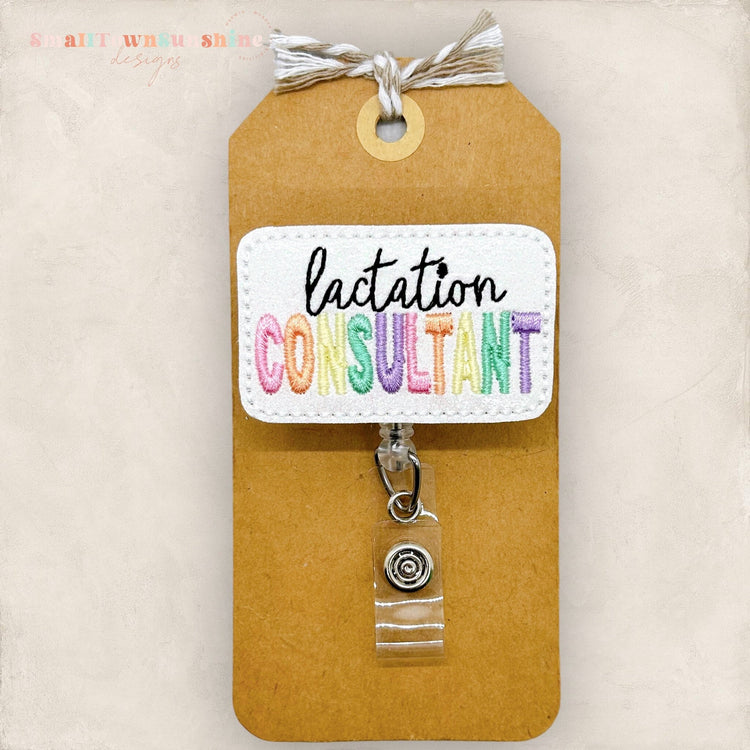 Lactation Consultant Badge Topper