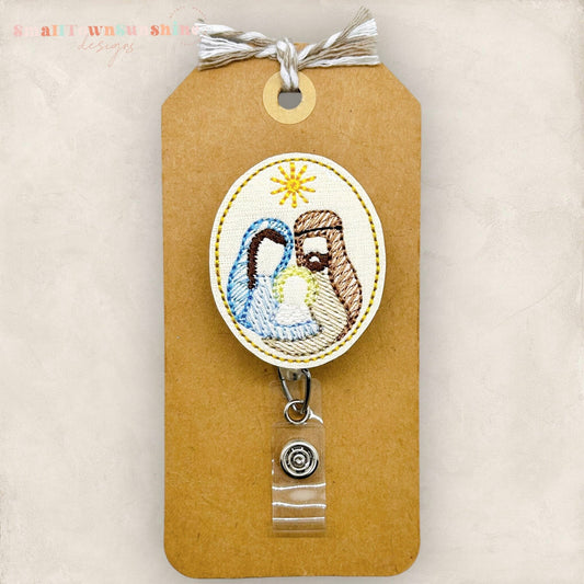 Nativity Portrait Badge Topper